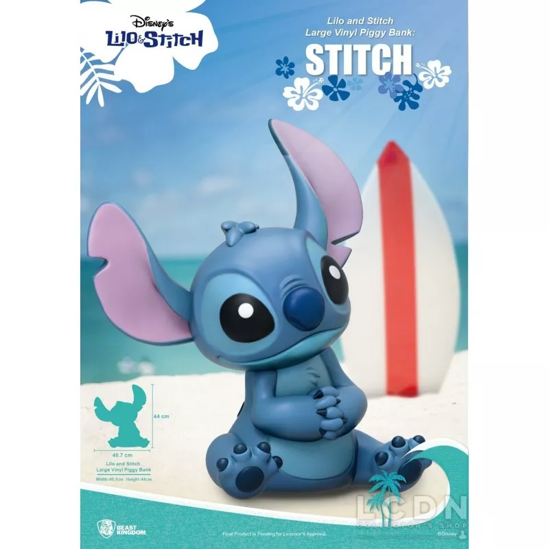 Superbe Tirelire Stitch Disney en Résine sur Logeekdesign