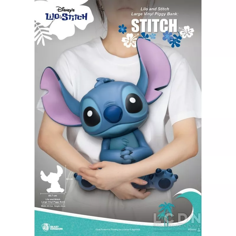 Tirelire - Disney Lilo et Stitch - Stitch - Taille S - 7.5x7.5x10 cm