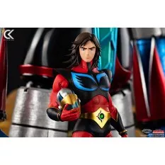 UFO Robot Grendizer Diorama Grendizer and Duke Fleed Statue 73cm by Cartoon Kingdom