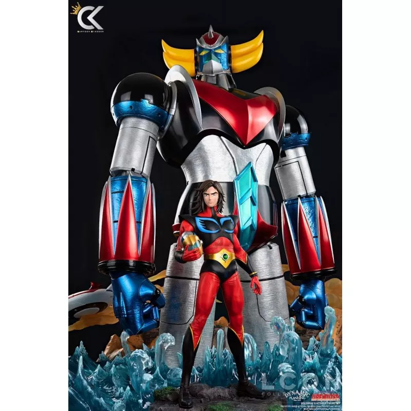 UFO Robot Grendizer Diorama Grendizer and Duke Fleed Statue 73cm by Cartoon Kingdom