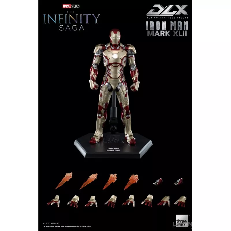 The Infinity Saga Action Figure 1/12 DLX Iron Man Mark 42 17cm