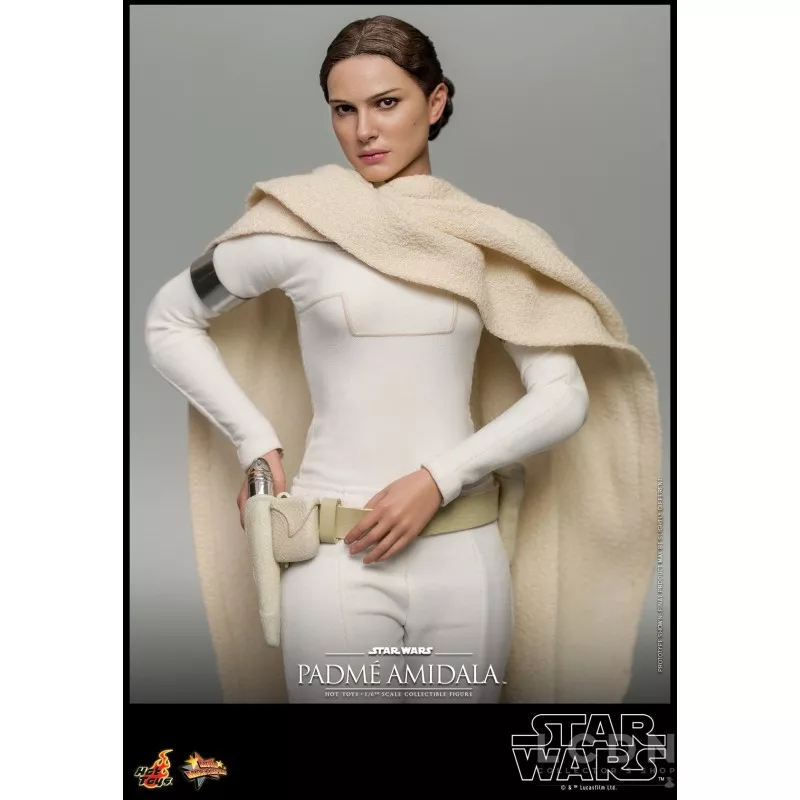 Hot Toys MMS678 Star Wars Episode II: L&#039;Attaque des Clones Collectible Action Figurine 1/6 Padmé Amidala 27cm (Neuf)