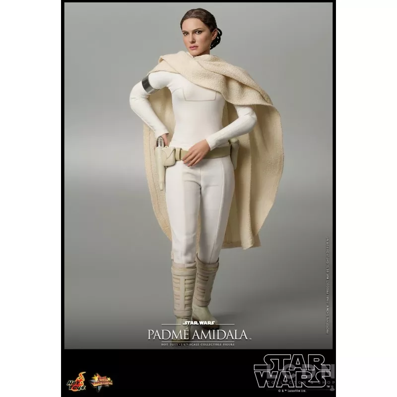 Hot Toys MMS678 Star Wars Episode II: L&#039;Attaque des Clones Collectible Action Figurine 1/6 Padmé Amidala 27cm (Neuf)