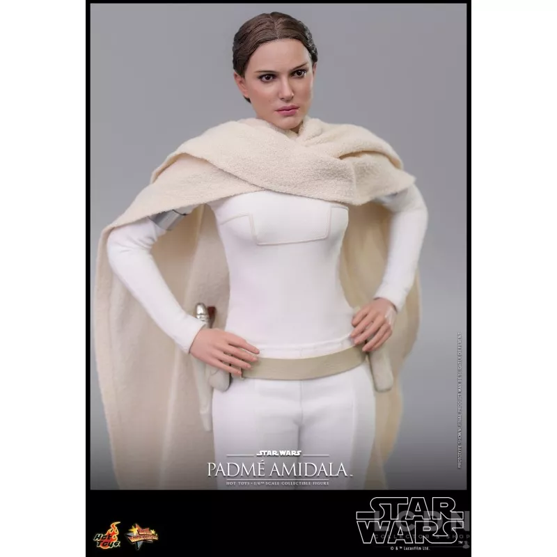 Hot Toys MMS678 Star Wars Episode II: L&#039;Attaque des Clones Collectible Action Figurine 1/6 Padmé Amidala 27cm (Neuf)