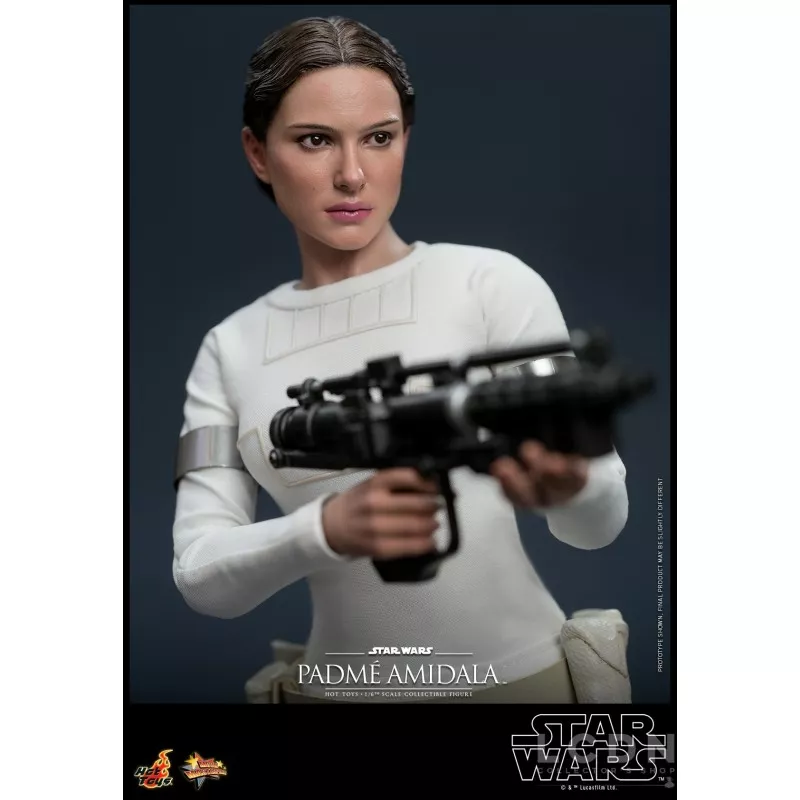 Hot Toys MMS678 Star Wars Episode II: L&#039;Attaque des Clones Collectible Action Figurine 1/6 Padmé Amidala 27cm (Neuf)