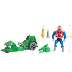 Masters of the Universe Origins Action Figure & Vehicle Mekaneck & Ground Ripper 14cm