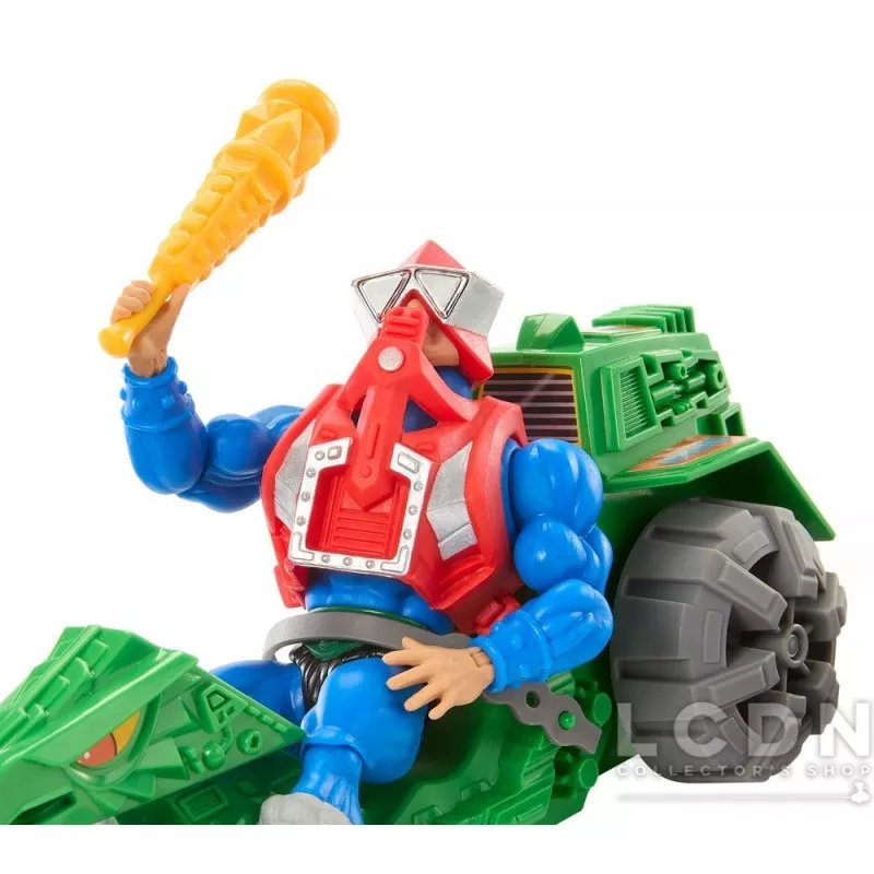 Masters of the Universe Origins Action Figure &amp; Vehicle Mekaneck &amp; Ground Ripper 14cm