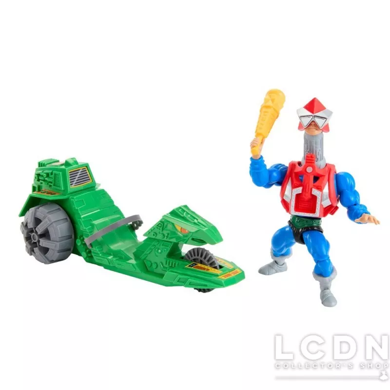 Masters of the Universe Origins Action Figure &amp; Vehicle Mekaneck &amp; Ground Ripper 14cm