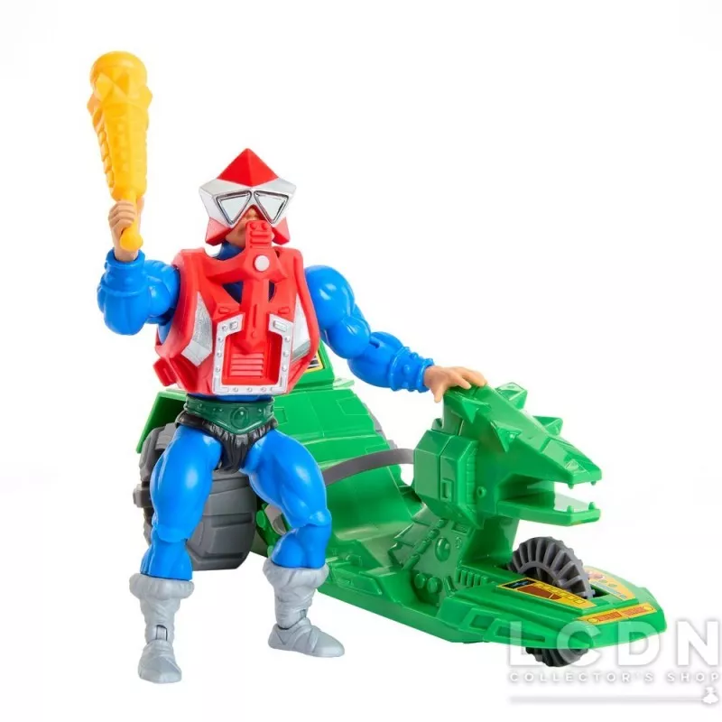 Masters of the Universe Origins Action Figure &amp; Vehicle Mekaneck &amp; Ground Ripper 14cm