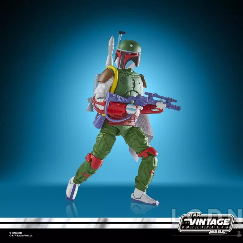 Star Wars Episode V The Empire Strikes Back Vintage Collection Action Figurine Boba Fett (Vintage Comic Art) 10cm