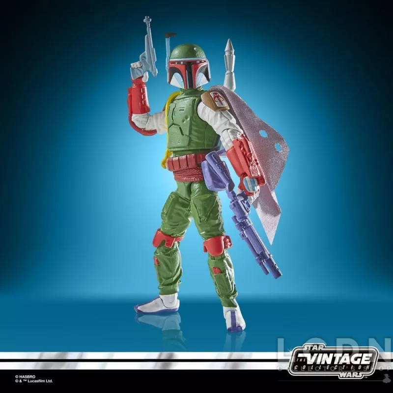 Star Wars Episode V The Empire Strikes Back Vintage Collection Action Figurine Boba Fett (Vintage Comic Art) 10cm