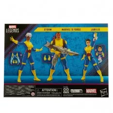 X-Men 60th Anniversary Marvel Legends Pack of 3 Action Figures Storm, Marvel's Forge, Jubilee 15cm