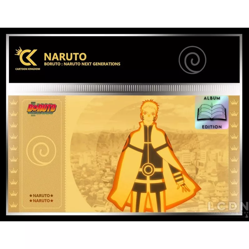 Golden Ticket Storage Binder + 1 Exclusive BORUTO Ticket