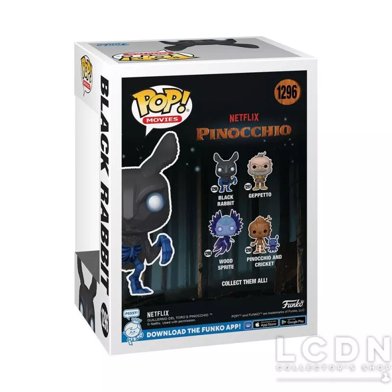 Pinocchio POP! Movies Black Rabbit Vinyl Figure 10cm N°1296