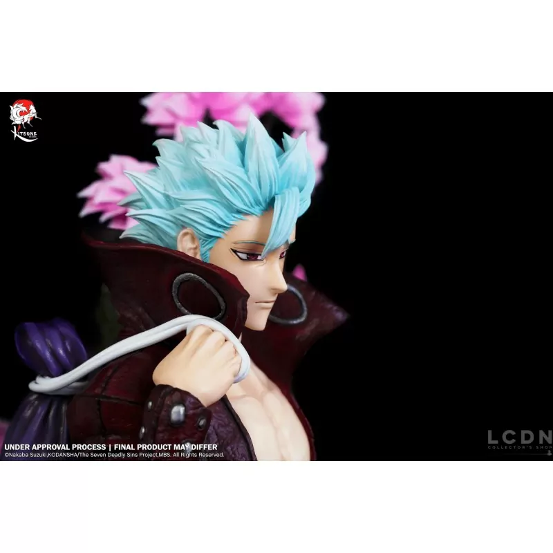 The Seven Deadly Sins Statue 1/6 Ban &amp; Elaine By Kitsune 48cm