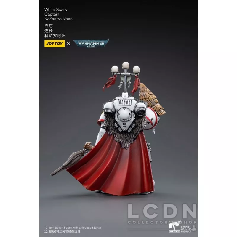 Warhammer 40k Action Figure 1/18 White Scars Captain Kor'sarro