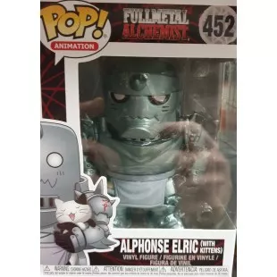 Condition : Erreur de packaging, boite Alphonse Elric avec chats, mais figurines sans chats.