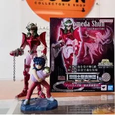 Saint Seiya Myth Ex Andromeda Shun V3 (Final Bronze Cloth) with figure of Ikki and baby Shun 17cm