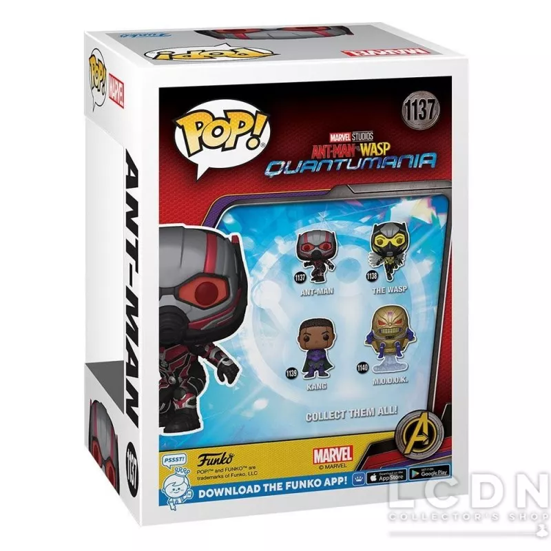 Ant-Man et la Guêpe: Quantumania POP! Marvel Ant-Man Vinyle Figurine 10cm N°1137