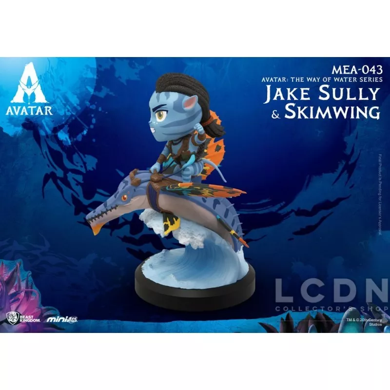 Beast Kingdom Avatar – La Via Dell'Acqua: Neytiri & Banshee – Mini Egg Attack MEA-044 – Figura Da 7,6 Cm
