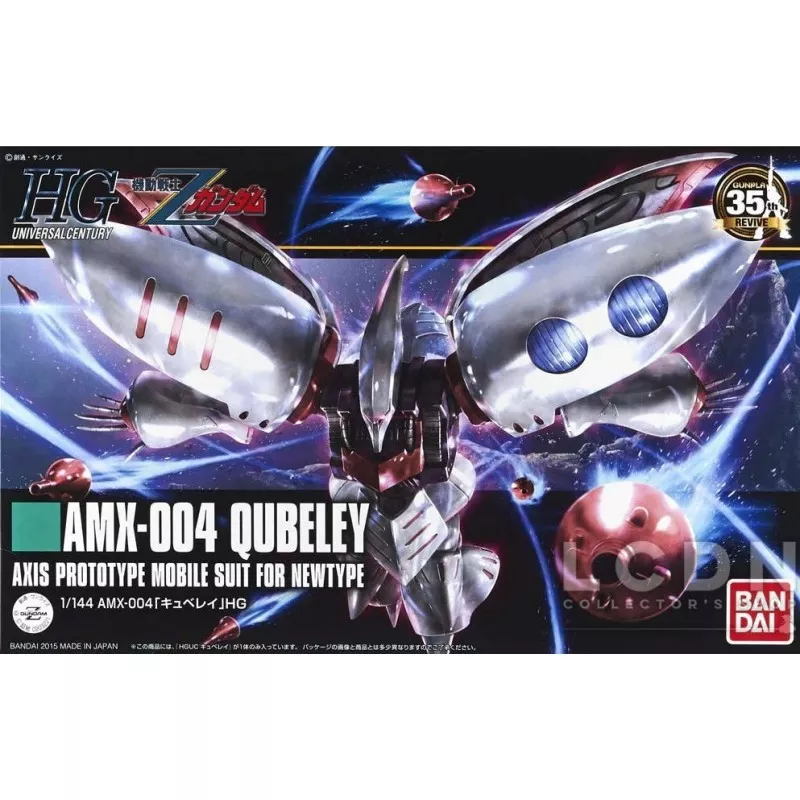 HG Gundam Model Kit 1/144 AMX-004 Qubeley N°195 13cm