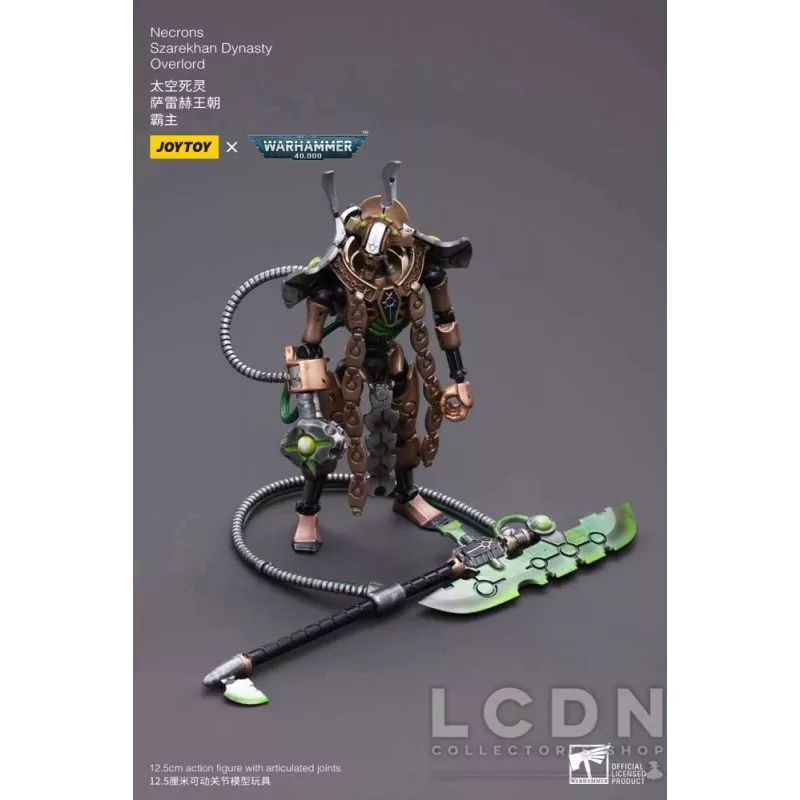 Warhammer 40k Action Figurine 1/18 Necrons Szarekhan Dynasty Overlord 12cm