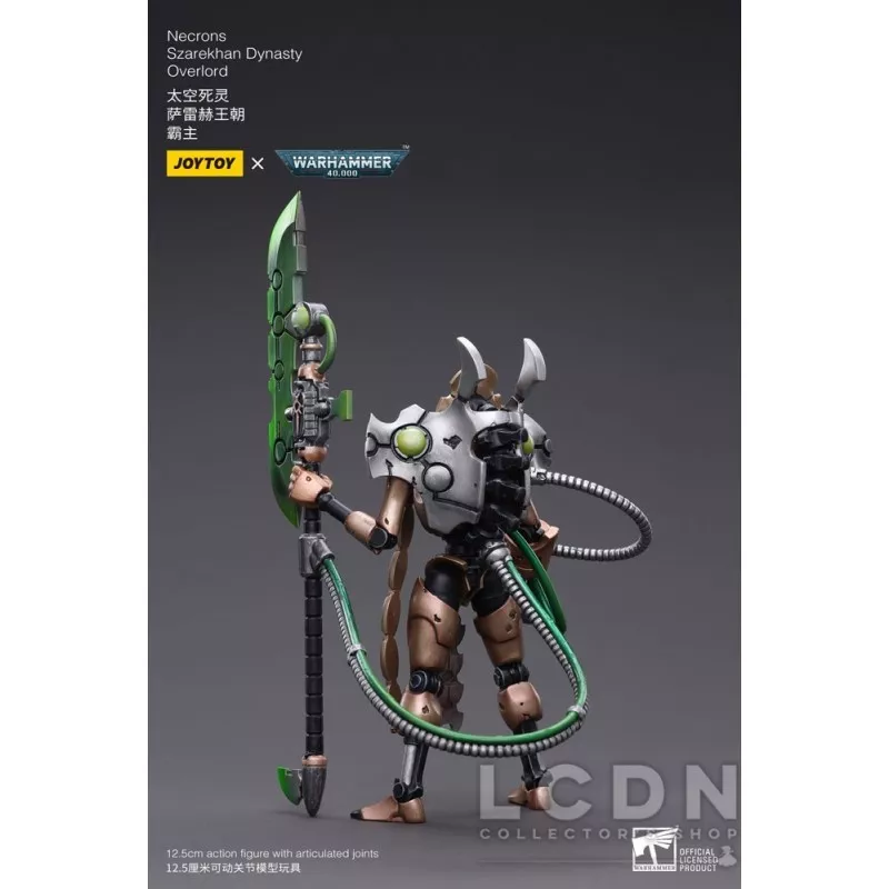 Warhammer 40k Action Figurine 1/18 Necrons Szarekhan Dynasty Overlord 12cm