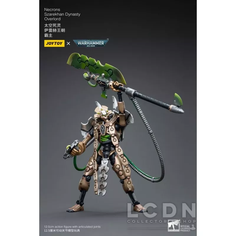 Warhammer 40k Action Figurine 1/18 Necrons Szarekhan Dynasty Overlord 12cm