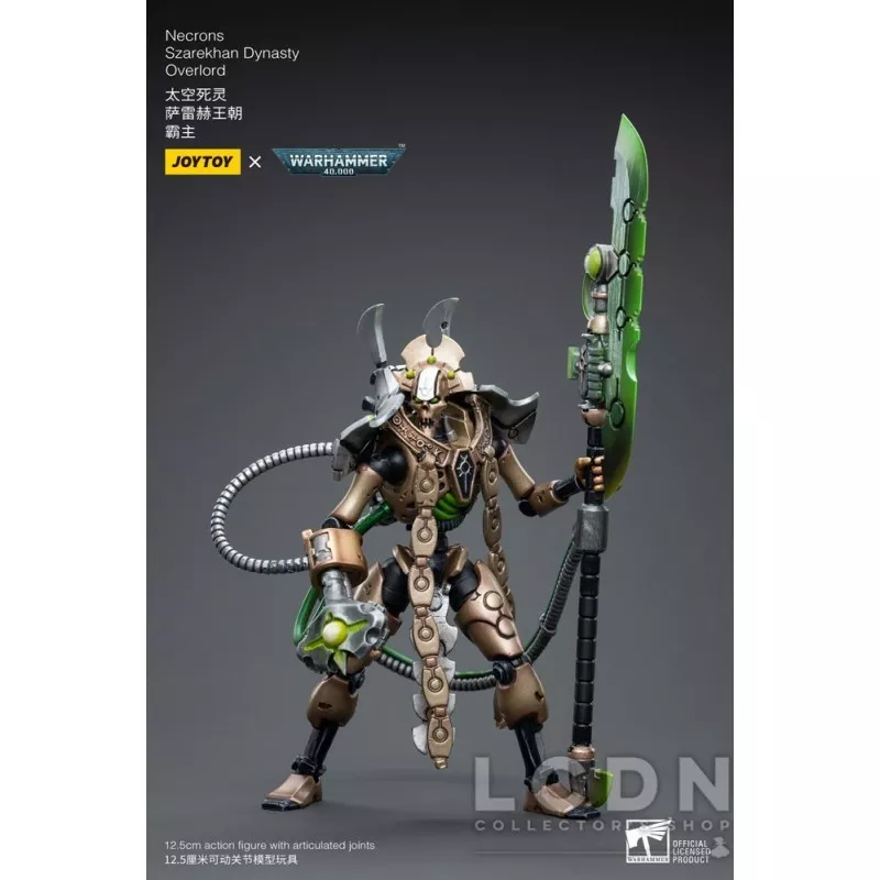 Warhammer 40k Action Figurine 1/18 Necrons Szarekhan Dynasty Overlord 12cm