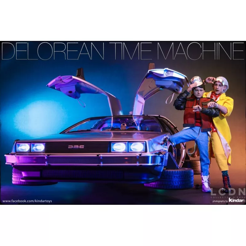 Une Affiche De Delorean Time Machine Du Film Retour Vers Le Futur