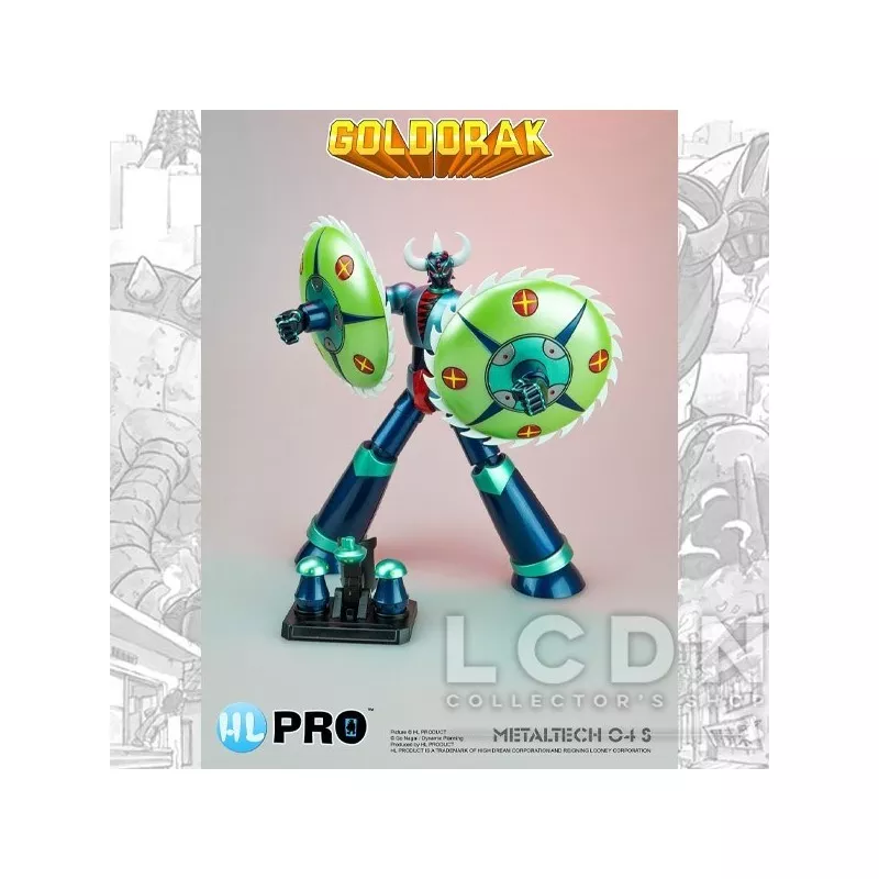 Hl pro Goldorak : 23cm Classic Metallic Paint