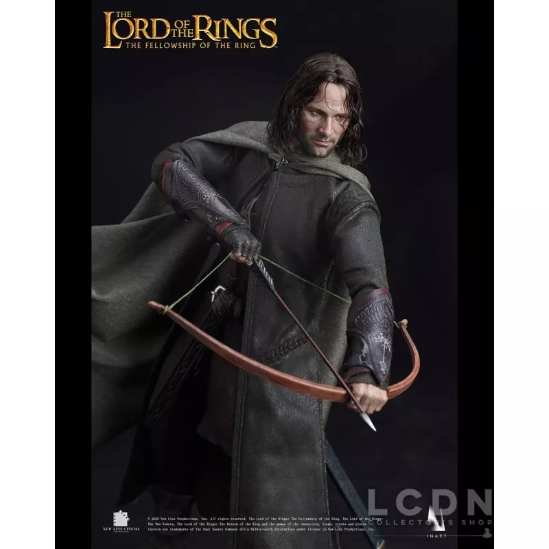 Le Seigneur des Anneaux Aragorn Premium Edition Rooted Hair Queen Studios × INART Collectible Action Figurine 1/6
