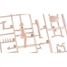 Dirty Pair Dan & Danny (Kei & Yuri) & Lovely Angel Maquette 1/300