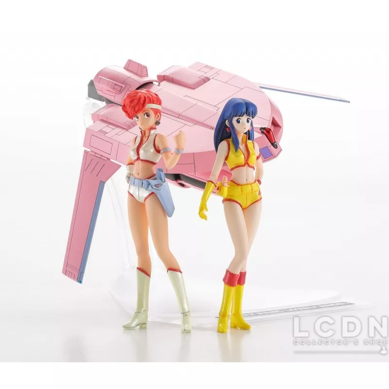 Dirty Pair Dan &amp; Danny (Kei &amp; Yuri) &amp; Lovely Angel Maquette 1/300