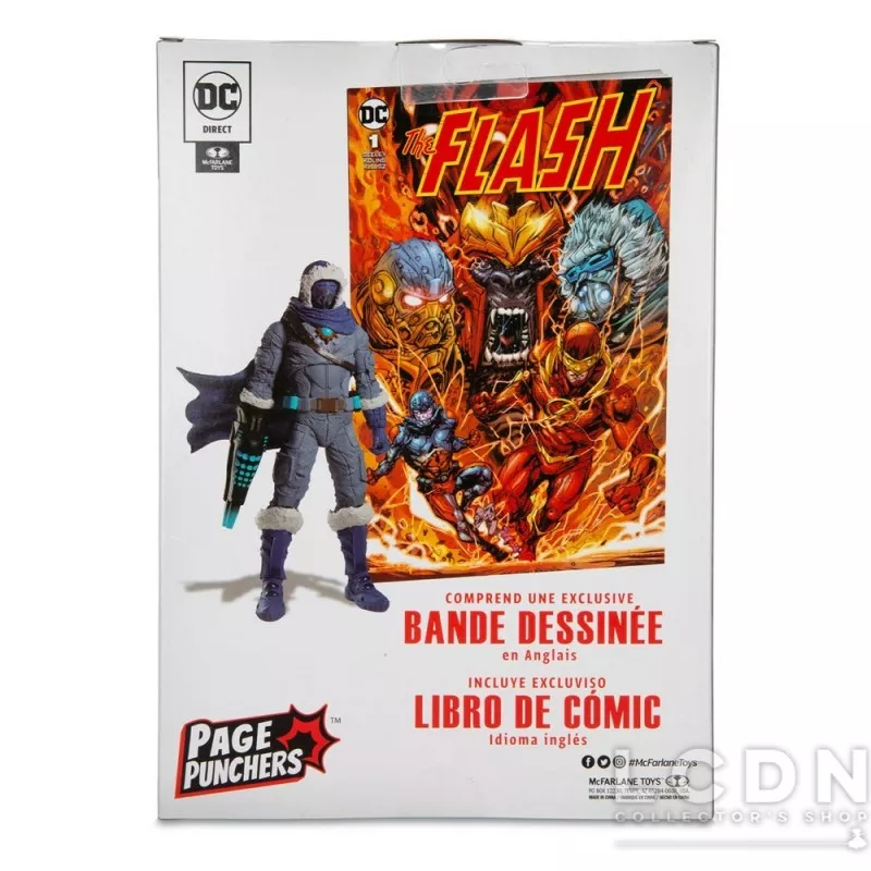 DC Direct Action Figure Megafigs et Comic Book Page Punchers Captain Cold (The Flash Comic) 18cm