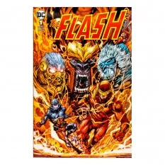 DC Direct Action Figure Megafigs et Comic Book Page Punchers Captain Cold (The Flash Comic) 18cm
