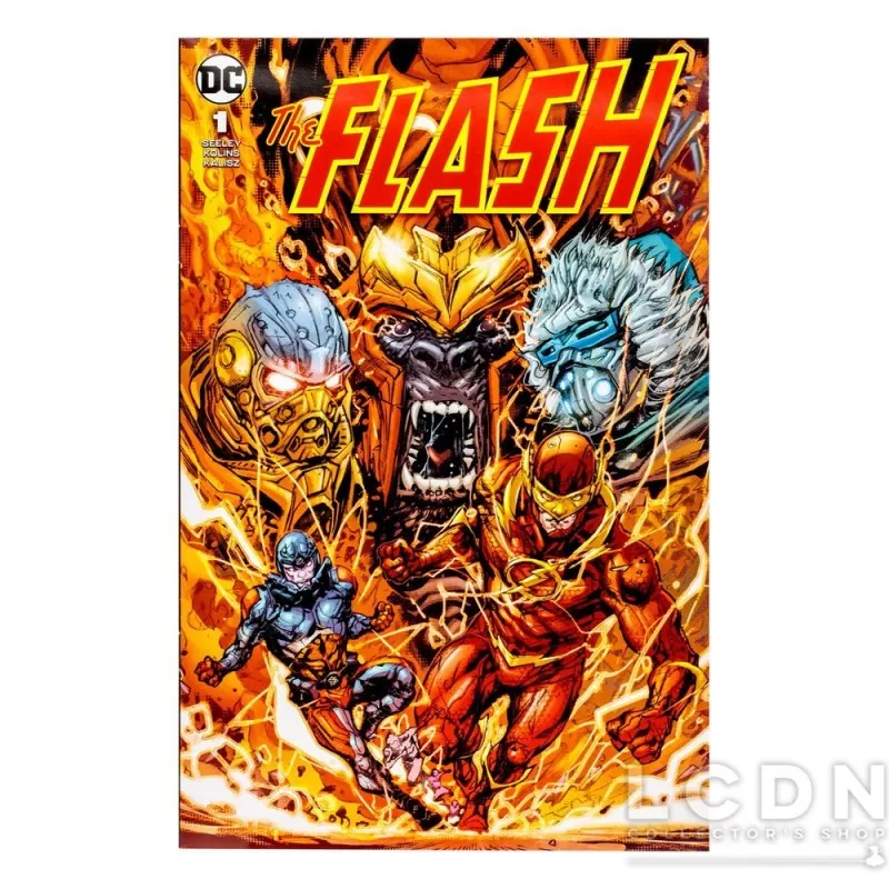 DC Direct Action Figure Megafigs et Comic Book Page Punchers Captain Cold (The Flash Comic) 18cm