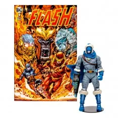 DC Direct Action Figure Megafigs et Comic Book Page Punchers Captain Cold (The Flash Comic) 18cm