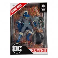 DC Direct Action Figure Megafigs et Comic Book Page Punchers Captain Cold (The Flash Comic) 18cm