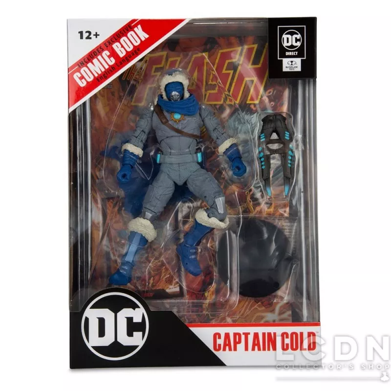 DC Direct Action Figure Megafigs et Comic Book Page Punchers Captain Cold (The Flash Comic) 18cm