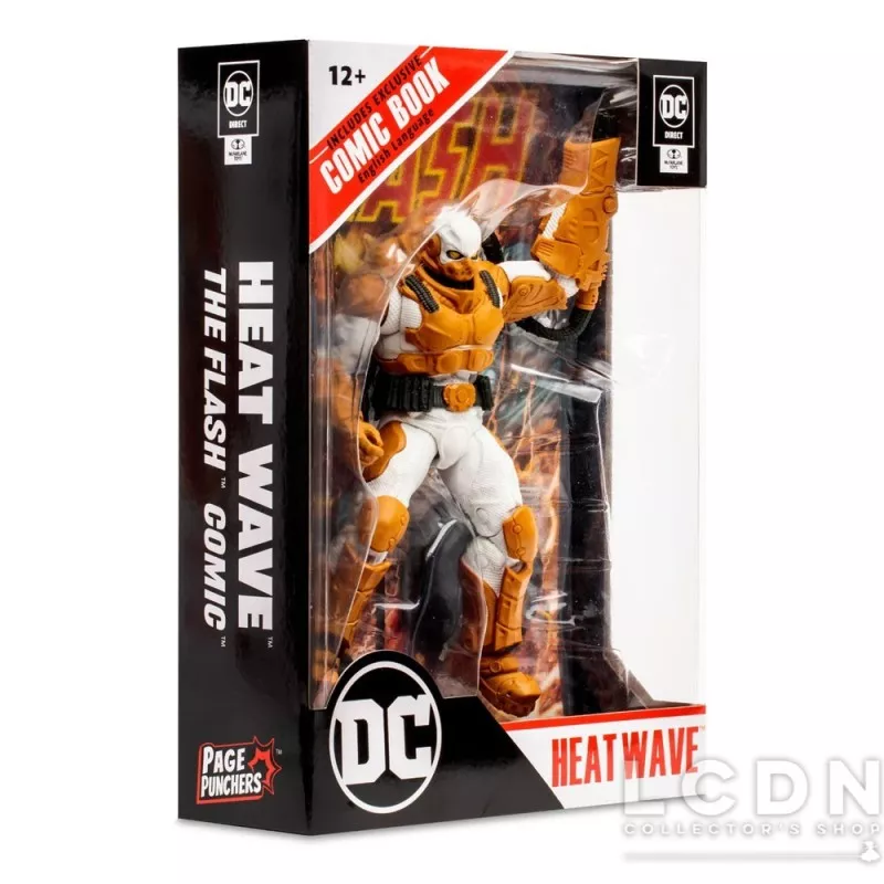 DC Direct Action Figurine Megafigs et Comic Book Page Punchers Heatwave (The Flash Comic) 18cm