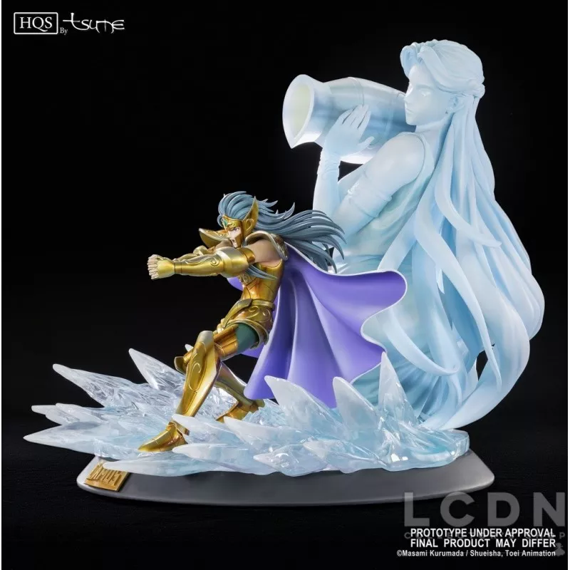 Saint Seiya Camus Aquarius Gold Saint HQS 1/6 Statue Tsume Art 46cm (New)