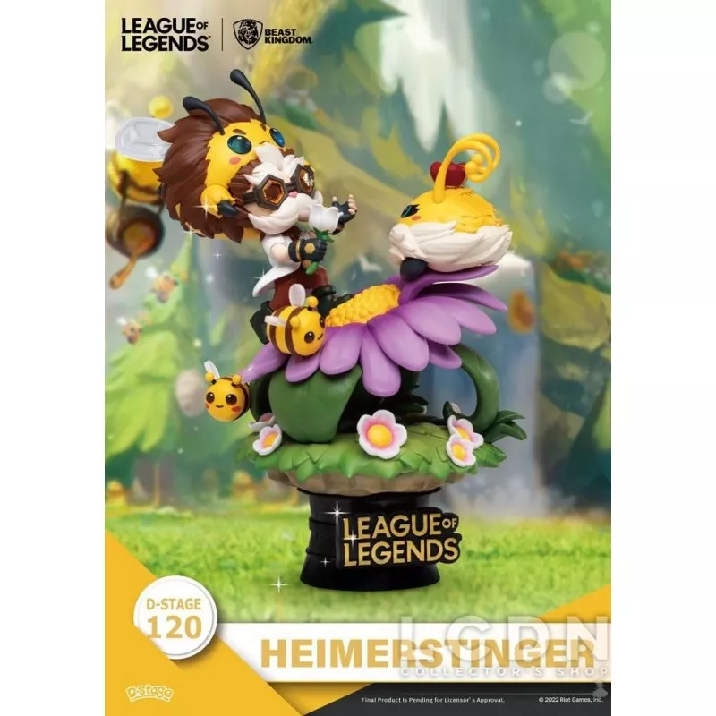 League of Legends Diorama D-Stage Nunu &amp; Beelump &amp; Heimerstinger 16cm