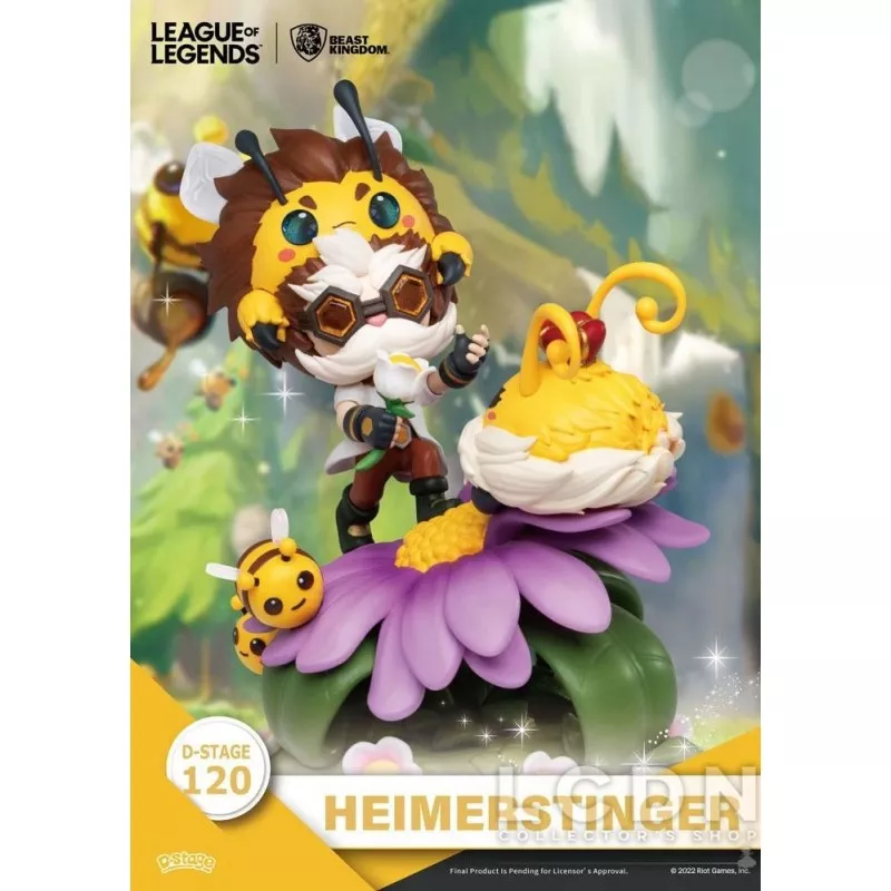 League of Legends Diorama D-Stage Nunu &amp; Beelump &amp; Heimerstinger 16cm