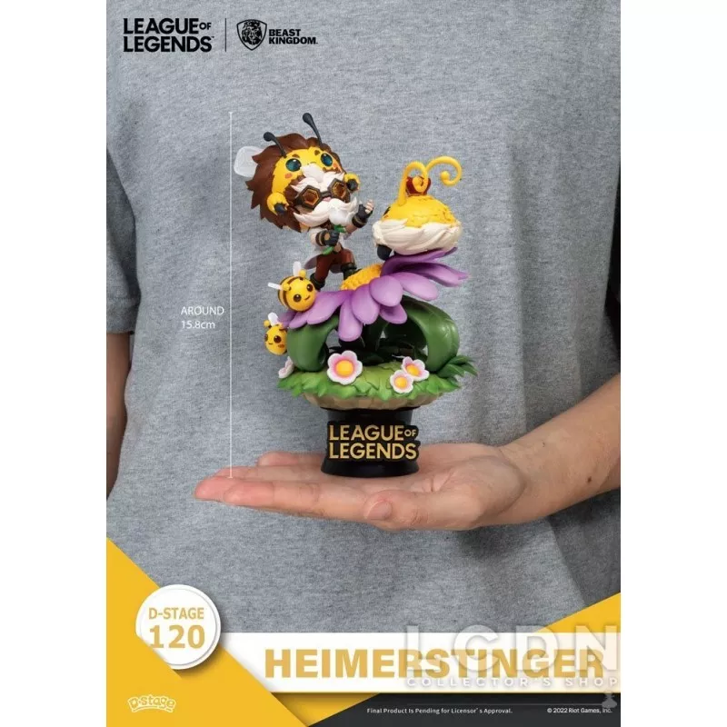 League of Legends Diorama D-Stage Nunu &amp; Beelump &amp; Heimerstinger 16cm