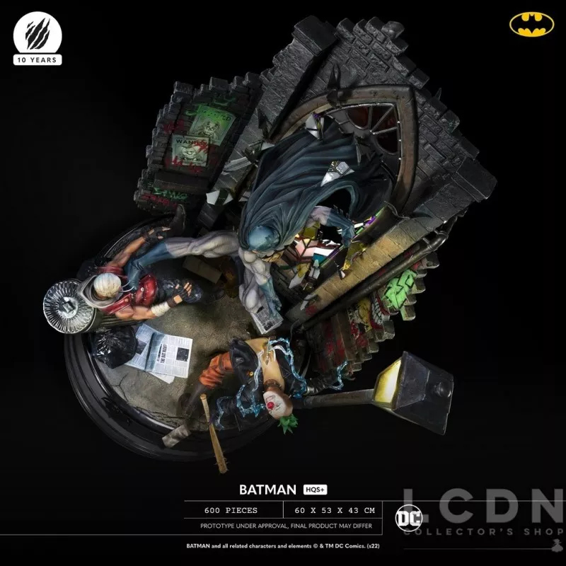 DC Comics Statue Diorama 1/6 Batman HQS+ 60cm (New)
