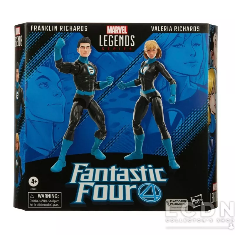 Fantastic Four Marvel Legends Pack of 2 Action Figures Franklin Richards &amp; Valeria Richards 15cm