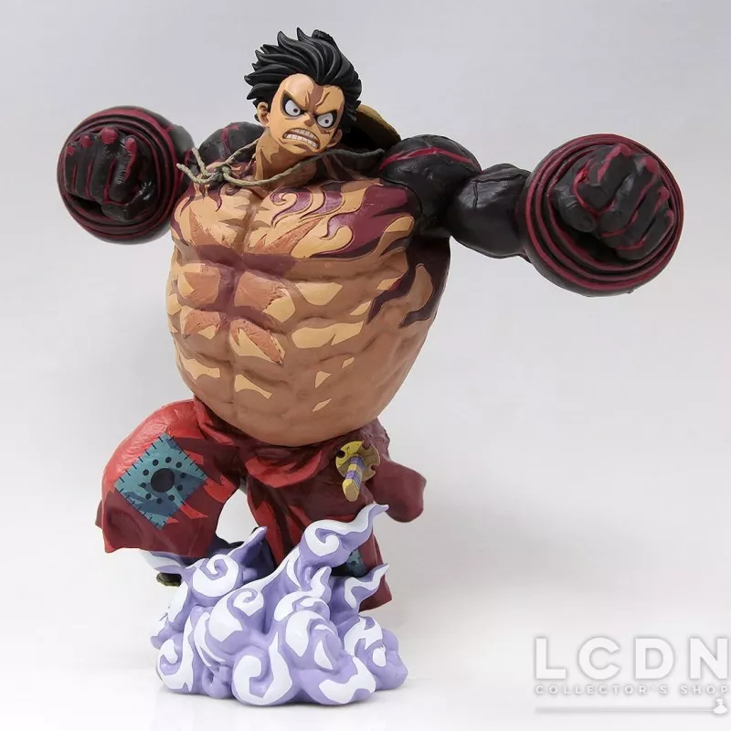 One Piece Luffy Gear 4 Figure - 25cm Pvc Collectible, Adult Model