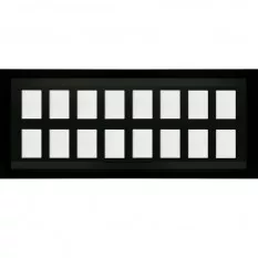 Trading Card Collector Frame 16 Position Black (30.5x76cm)