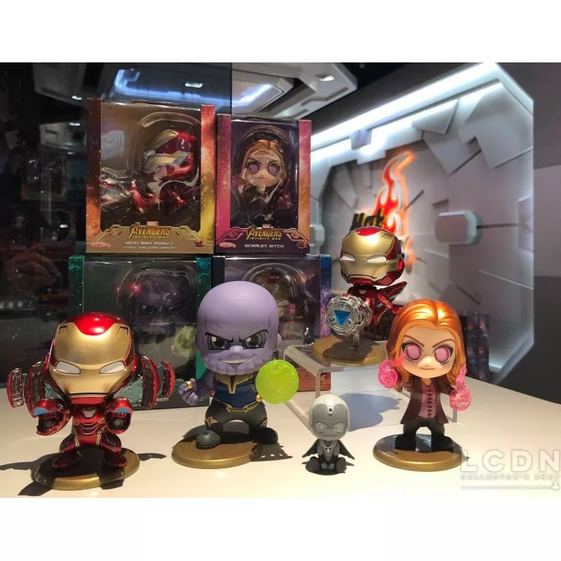 Hot Toys COSB500 Avengers Infinity War Iron Man Mark L Flight Thruster Version Cosbaby (S) Bobble-Head Collectible